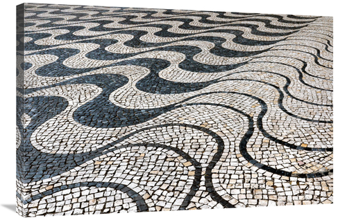 Global Gallery GCS-486633-36-142 36 in. Tile Waves Art Print - Vic Sch