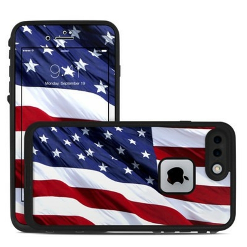 DecalGirl LFI7P-PATRIOTIC Lifeproof iPhone 7 Plus Fre Case Skin - Patr