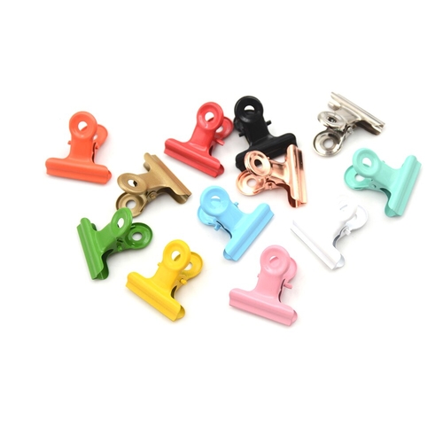 5 Pcs/lot Cute Metal Binder Clips Folder Notes