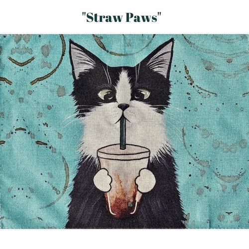 Cool Cats Linen-Cotton Place Mats