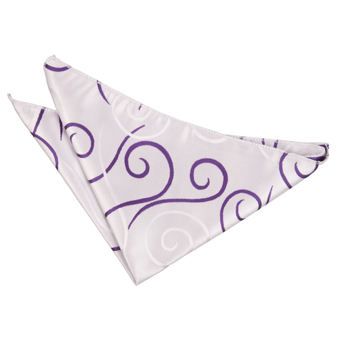 Scroll Handkerchief - Purple