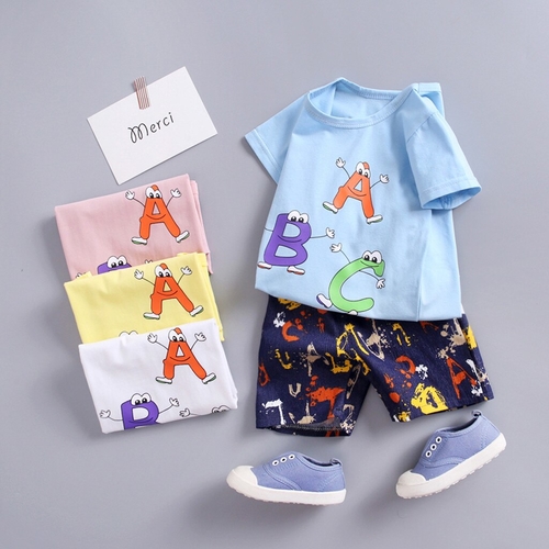 Kids Clothes Baby Girl Boy Cartton Letter Print