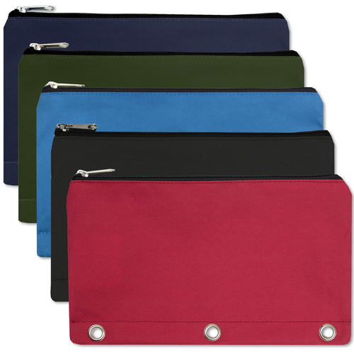 3 Ring Binder Pencil Case - 5 Colors