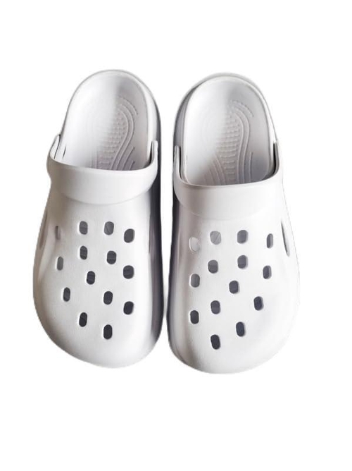 DIUS Premium White Clogs Elastic EVA Material   Lightweight and
