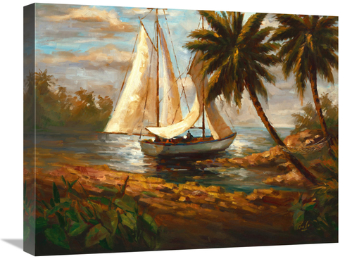 Global Gallery GCS-125266-1824-142 18 x 24 in. Setting Sail I Art Prin