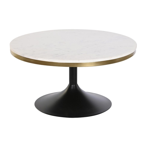 Centre Table DKD Home Decor Metal Marble 76 x 76 x 39,5 cm