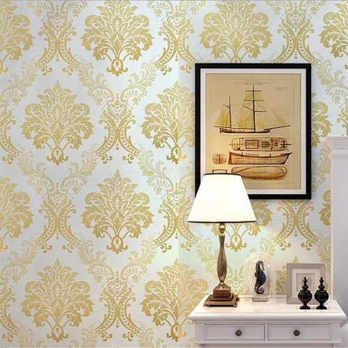 Decorative Green, Brown Wallpaper  (127 cm x 40 cm)