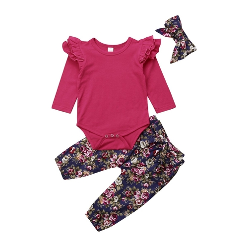 Newborn Infant Baby Girl Outfits Clothes