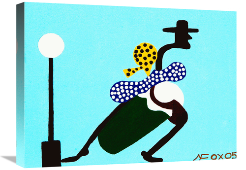 Global Gallery GCS-479182-1824-142 18 x 24 in. Bongo Dancer Art Print 