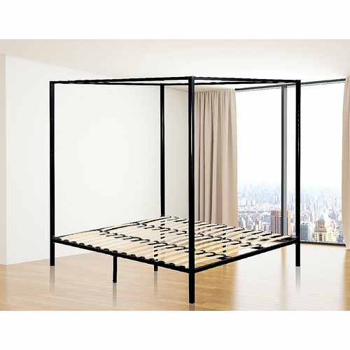 4 Four Poster King Bed Frame - Black