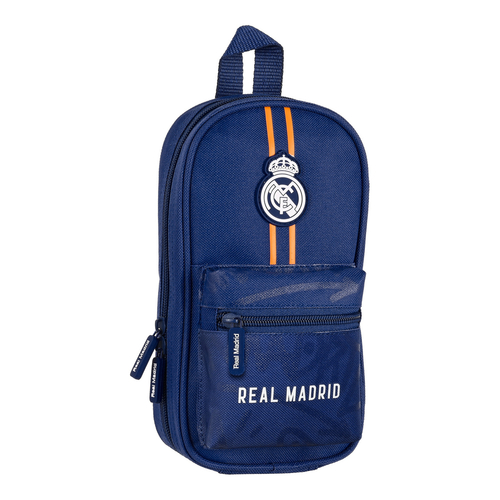 Backpack Pencil Case Real Madrid C.F. Blue (12 x 23 x 5 cm) (33