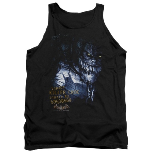 Trevco Batman Aa-Arkham Killer Croc - Adult Tank Top - Black- 2X