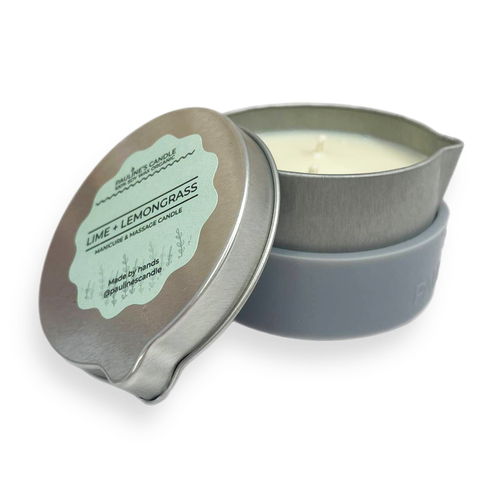 Candle after manicure Silver Moon 100 ml. Lime, lemongrass.