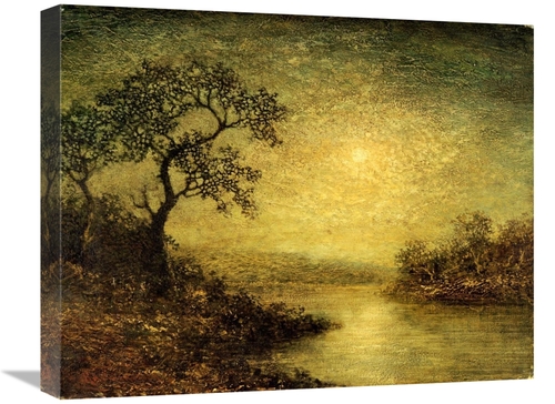 Global Gallery GCS-267750-22-142 22 in. Moonlit Landscape Art Print - 