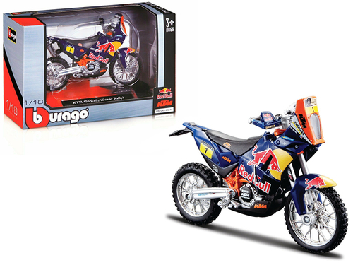 KTM 450 Rally Dakar #1 \Red Bull\" 1/18 Diecast Motorcycle Model by