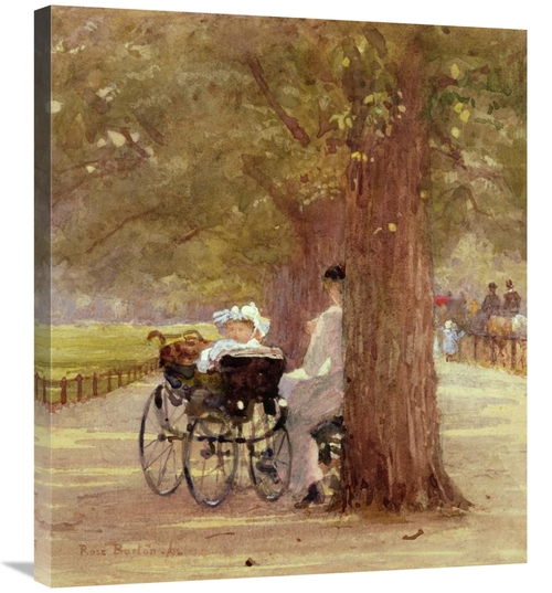 Global Gallery GCS-267675-30-142 30 in. A Rest in the Row Art Print - 