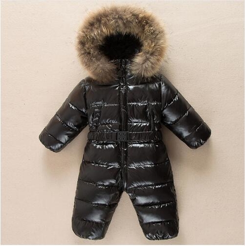 Winter warm baby rompers Jumpsuit Children duck