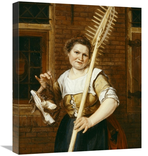 Global Gallery GCS-267610-22-142 22 in. Wife of Haymaker Art Print - G