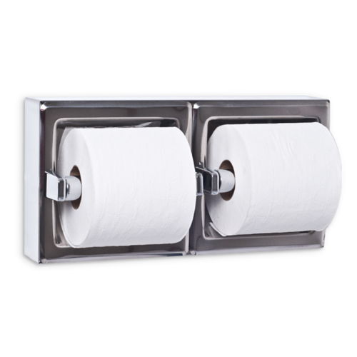 AJW UX75-BF-SM Dual Bright Toilet Tissue Dispenser - Surface Mounted