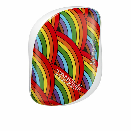 Detangling Hairbrush Tangle Teezer Compact Styler Rainbow Compact