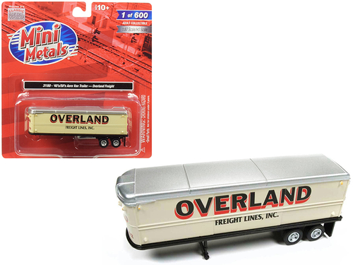 1940\'s-1950\'s Aerovan Trailer \Overland Freight Lines Inc.\" 1/87