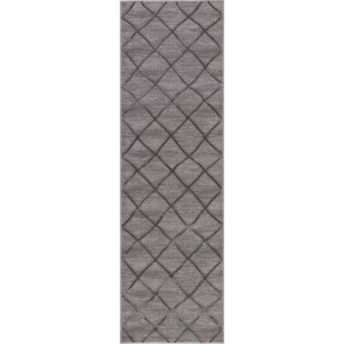 Concord Global 29752 2 ft. 3 in. x 7 ft. 3 in. Thema Teo - Gray