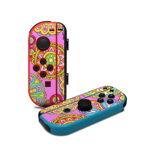 DecalGirl NJC-BRFLWRS Nintendo Joy-Con Controller Skin - Bright Flower