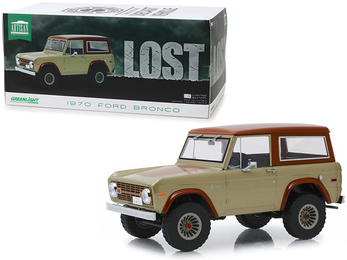 1970 Ford Bronco Tan and Brown \Lost\" (2004-2010) TV Series 1/18