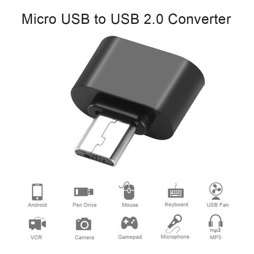 Micro USB to USB 2.0 Female Converter