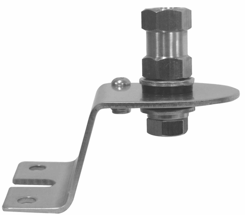 Kalibur KT2-L Stainless Steel Left Side Fender Antenna Mount for 2007 