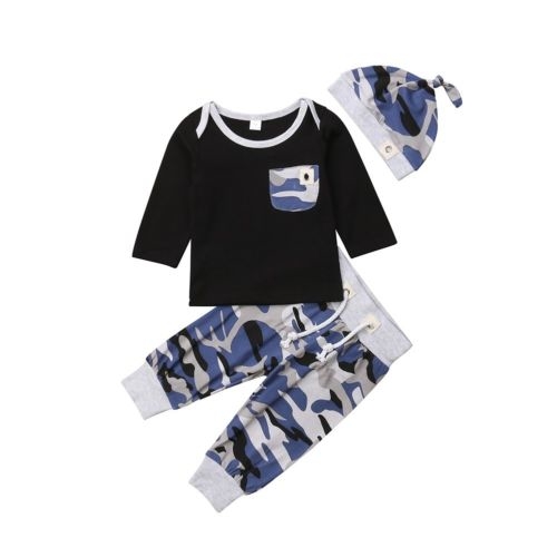 0 24M Baby New Year 3Pcs Clothes Set Baby Boys