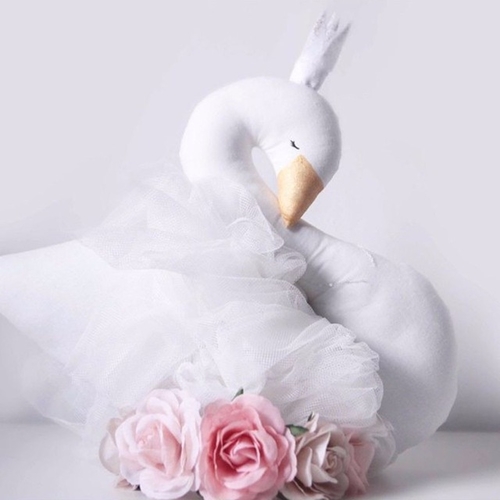 Baby Pillow Swan Crown Skirt Pillow Children