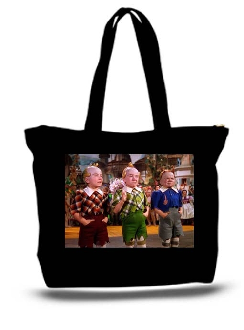 Wizard-Of-Oz Lollipop Kids Large Tote Grocery & Stuff Bag