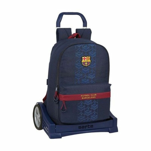 School Rucksack with Wheels Evolution F.C. Barcelona
