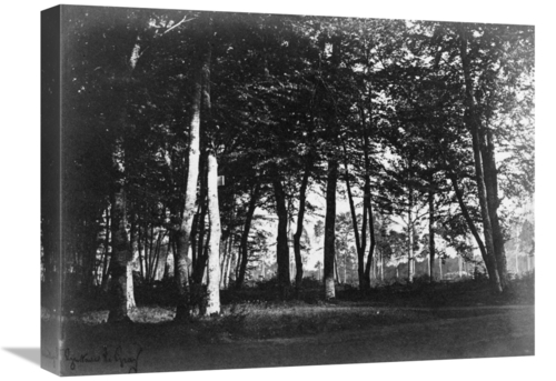 Global Gallery GCS-455098-22-142 22 in. Fontainebleau, 1849 - Stud