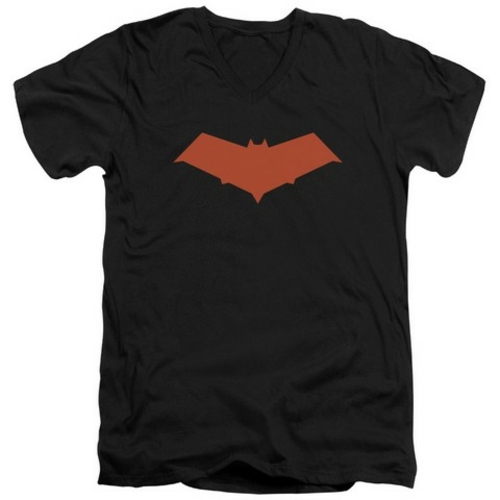 Trevco Batman-Red Hood - Short Sleeve Adult 30-1 Tee - Black- Small