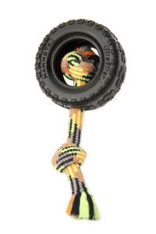 Mammoth Pet Products MM35004 3.75 in. Tirebiter II with Rope, Smal