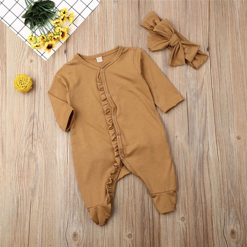 Pudcoco Autumn Newborn Kids Infant Baby Boy Girl