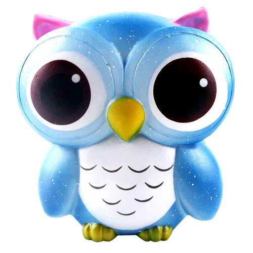 New 15cm Lovely Galaxy Owl Cream Scented