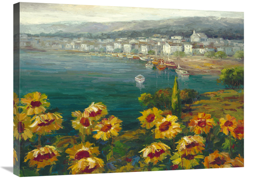 Global Gallery GCS-125947-2432-142 24 x 32 in. Sunflower Harbor Art Pr