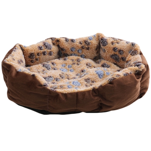 1PC Soft Paw prints Pet Bed Warming Dog House Soft