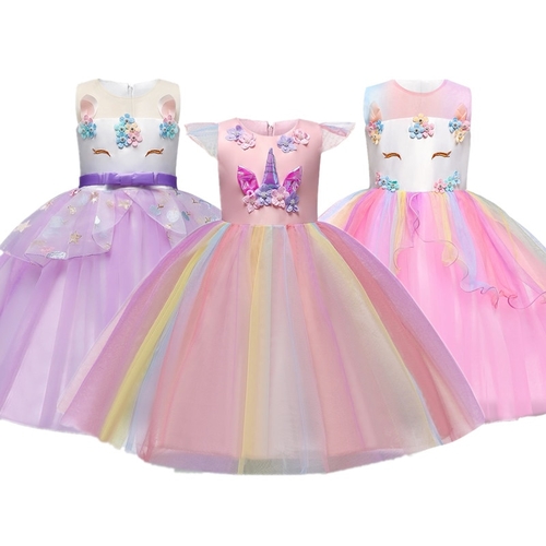 Princess Party Dress Unicorn Party Girls