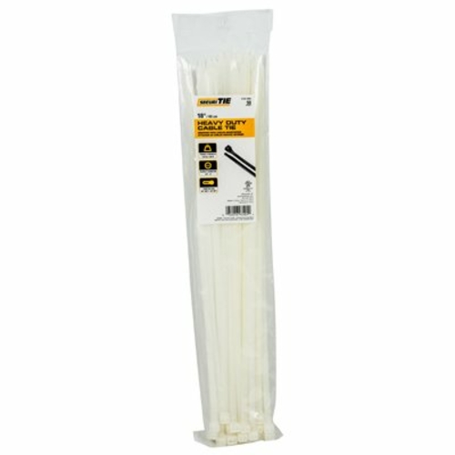 Gardner Bender 221051 18 in. Heavy Duty Cable Tie, Natural - 50 Pe