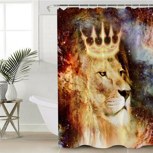 King Lion Shower Curtain