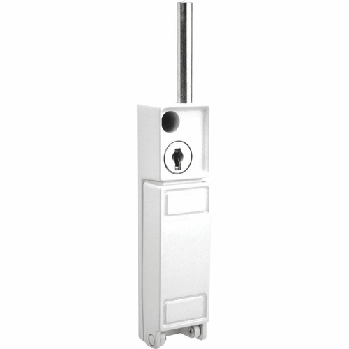Prime-Line Products-Slide U 9919 Keyed Deadbolt Lock  White