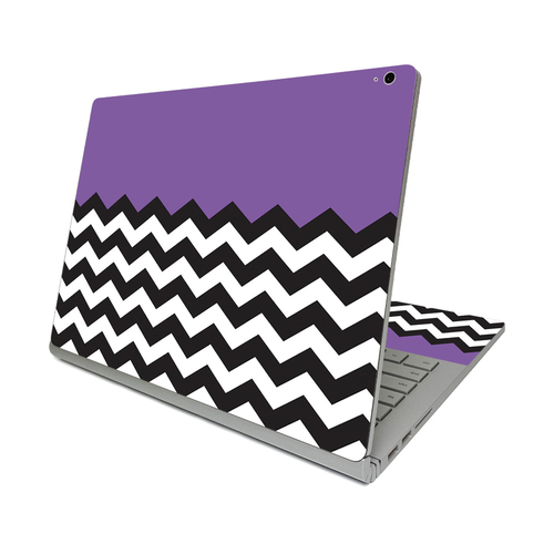 MightySkins MISURF31320-Purple Chevron Skin for Surface Book 3 13.5 in