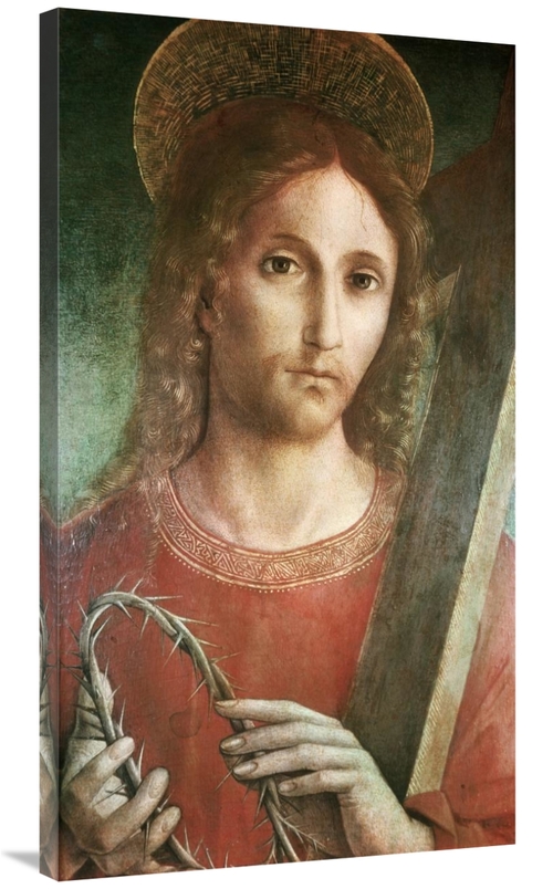 Global Gallery GCS-279310-40-142 40 in. Jesus with Cross & Crown of Th