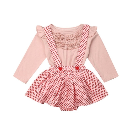 Baby Autumn Sweet Clothes Newborn Baby Kids Girl