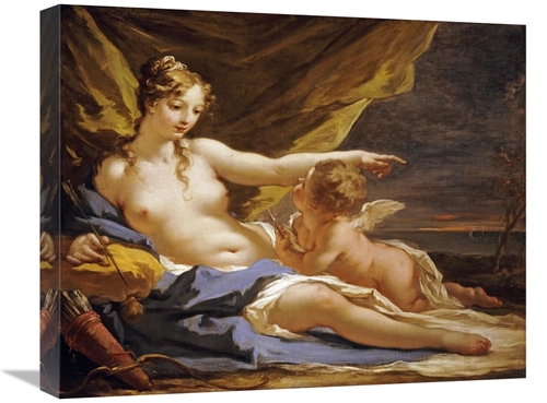 Global Gallery GCS-267001-22-142 22 in. Venus & Cupid Art Print - Giov