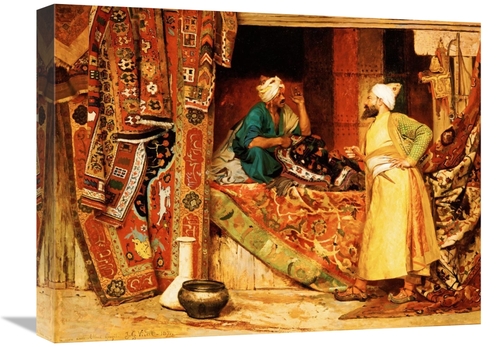 Global Gallery GCS-267528-22-142 22 in. Carpet Seller Art Print - Jean